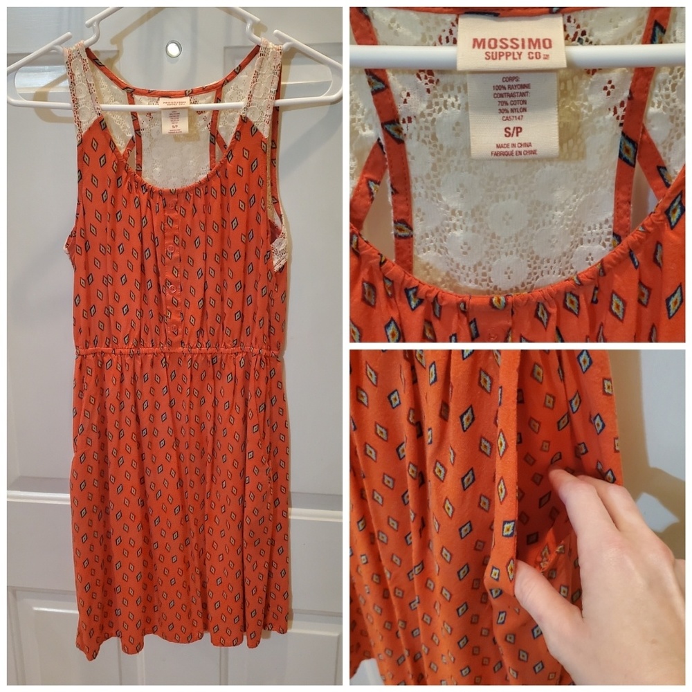 Mossimo Supply Co. Coral Sundress